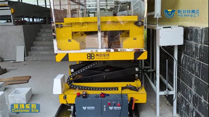 Motorized Die Cart For Plant Equipment Transferring 80 Ton